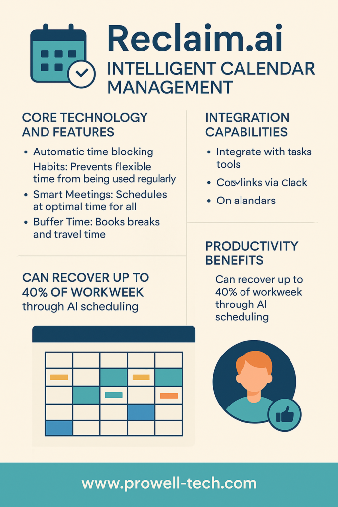 Reclaim.Ai Intelligent Calendar Management